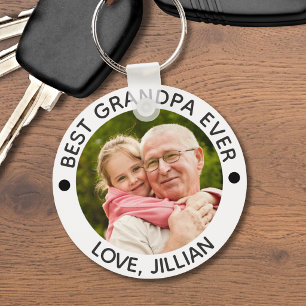 Llavero MEJOR Fotos de GRANDPA jamás personalizadas