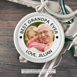 Llavero MEJOR GRANDPA DE CADA Foto Personalizada