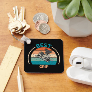 Llavero Mejor Grip - Cláusula de estilo retro