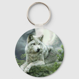 Llavero Mejor Ilustracion de arte imaginativo de Wolf Pai