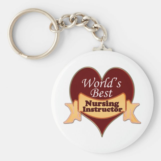 Llavero Mejor instructor de Enfermería del mundo (Frente)