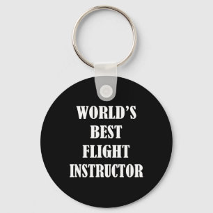 Llavero Mejor instructor de vuelo del mundo - Profesor pil