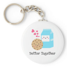 Mejor Juntos Kawaii Leche y cookies amor suave