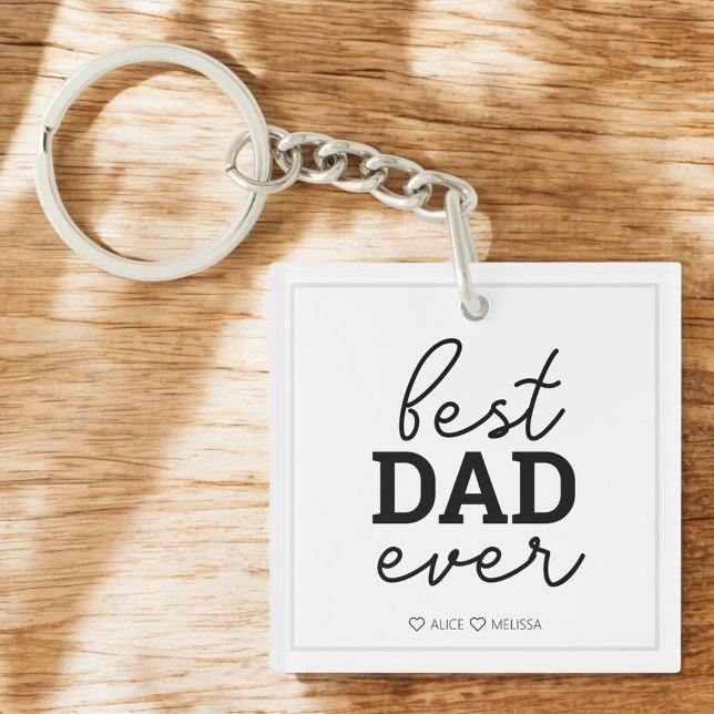 Llavero Mejor Keychain de fotos con guión de papá (Subido por el creador)