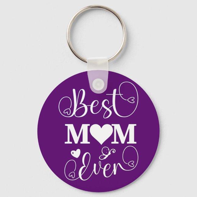 Llavero Mejor Keychain de Mamá Nunca (Anverso)