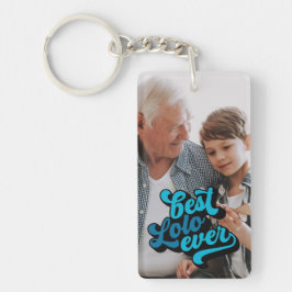 Llavero Mejor Lolo Ever | Foto del abuelo