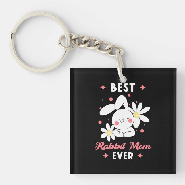 Llavero Mejor Mamá Conejo (Frente)