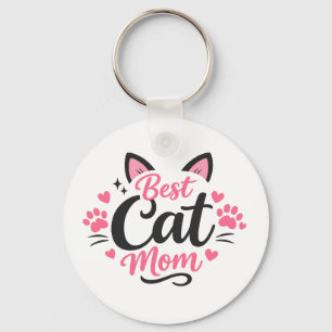 Llavero Mejor Mamá de Gato