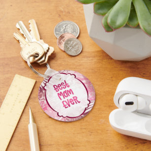 Llavero Mejor Mamá de la Historia - Extraordinaria Tarjeta