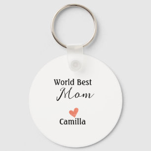 Llavero Mejor mamá del mundo feliz día de la madre abuela 