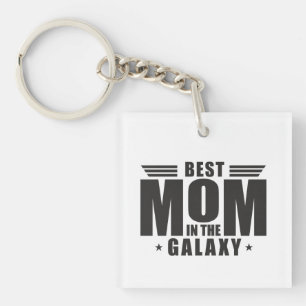 Llavero Mejor Mamá en Galaxy - Día de la Madre, Cumpleaños