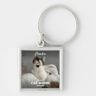 Llavero Mejor Mamá gata - foto moderna de Mascota Personal