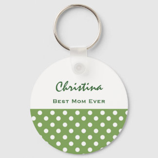 Llavero Mejor Mamá Que Haya Festivo Polka Dots Regalo