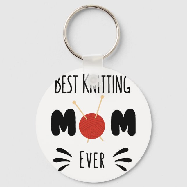 Llavero Mejor Mamá Tejedora de Todas (Anverso)