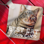 Llavero Mejor Mascota de gatos que nunca ha sido Personali<br><div class="desc">Este diseño simple y clásico se compone de tipografía de la serif y agrega una foto personalizado</div>