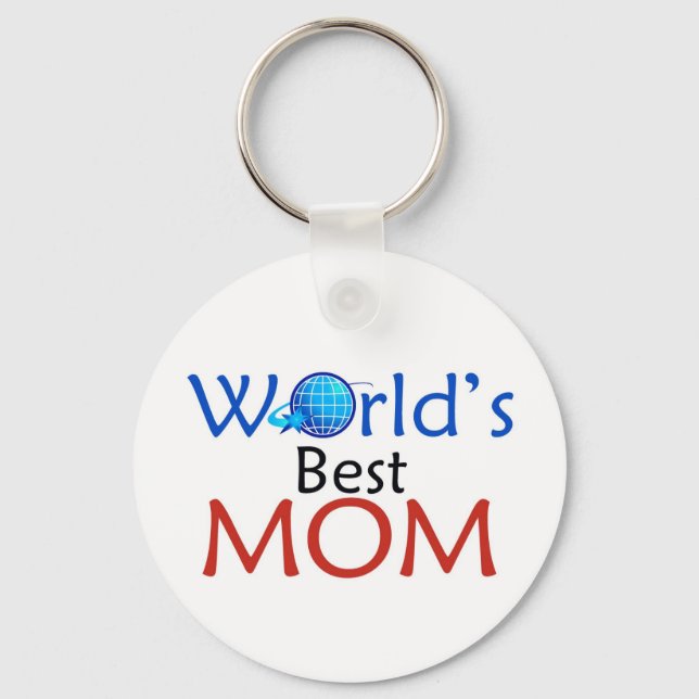 Llavero Mejor MOM del Mundo - Keychain (Anverso)