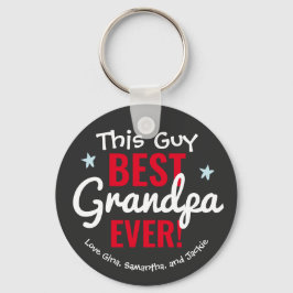 Llavero Mejor nombre personalizado del abuelo