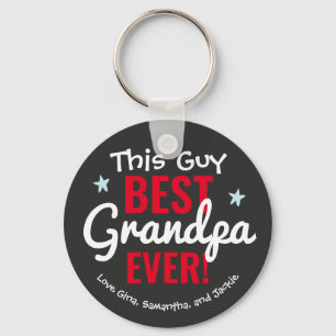 Llavero Mejor nombre personalizado del abuelo