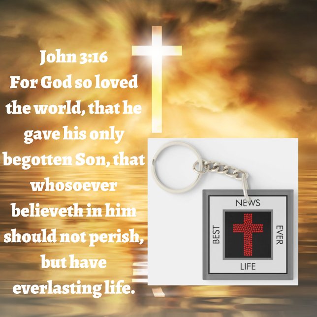 Llavero Mejor Noticias hasta John 3:16 (Subido por el creador)