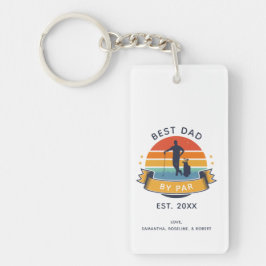 Llavero Mejor Padre Del Día De Par Fathers Golf Lover