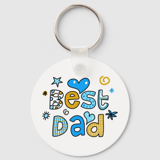 Llavero Mejor Papá (Anverso)