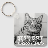 Mejor papá de gato moderno personalizado foto de m
