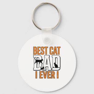 Llavero Mejor Papá de Gatos de la Historia Diseño de Camis