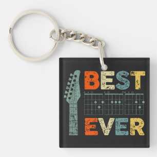 Llavero mejor papá de guitarra que nunca acorde mejor papá