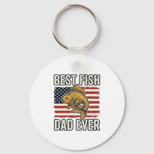 Llavero Mejor Papá de Peces de la Historia Diseño de Camis