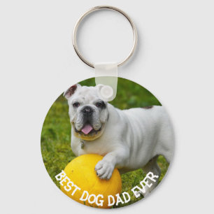 Llavero Mejor papá de perro Personalizado Foto llavero, re