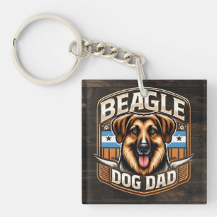 Llavero Mejor Papá De Todos Los Tiempos - Perro De Regalo 