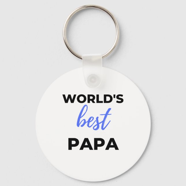 Llavero Mejor papá del mundo (Anverso)