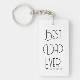 Llavero Mejor Papá del Mundo Divertido Día del Padre