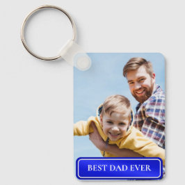 Llavero Mejor Papá del Mundo Foto Completa Personalizada d