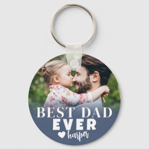 Llavero Mejor Papá del Mundo Foto Personalizada