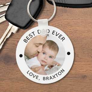 Llavero MEJOR PAPÁ DEL MUNDO Foto Personalizada