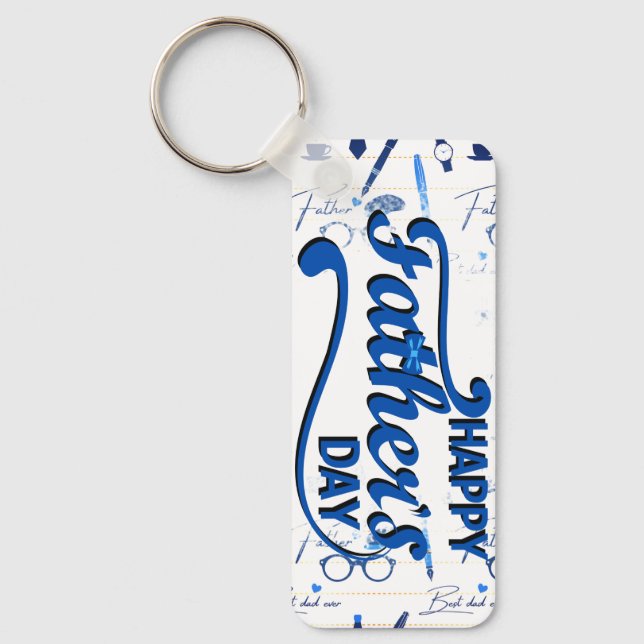 Llavero Mejor Papá, Feliz Día del Padre (Anverso)