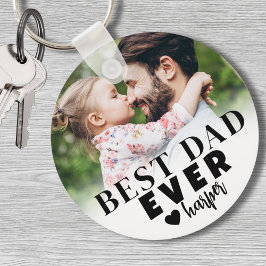Llavero Mejor Papá Foto Personalizada
