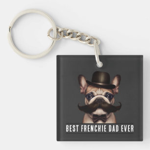 Llavero Mejor papá Frenchie jamás Bulldog francés