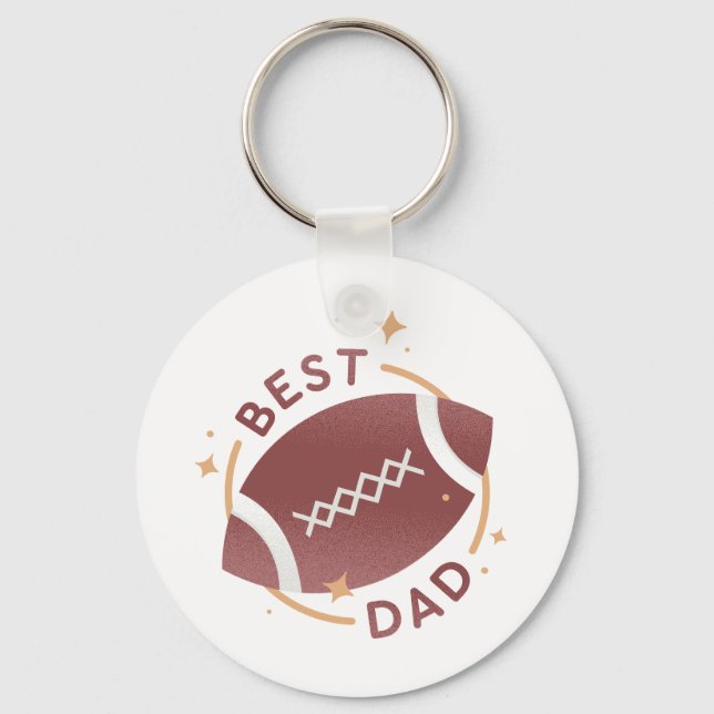 Llavero Mejor Papá Fútbol  (Anverso)