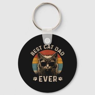 Llavero Mejor Papá Gato Divertido para Hombres Papá Daddy