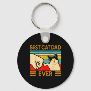 Llavero Mejor papá gato jamás regalo del día del padre gat