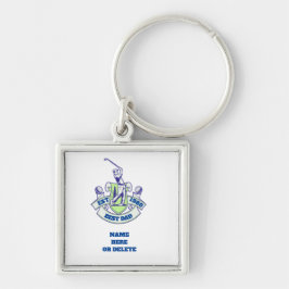 LLAVERO MEJOR PAPÁ GOLFISTA