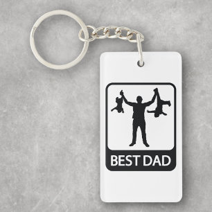 Llavero Mejor Papá - Keychain del Día del Padre
