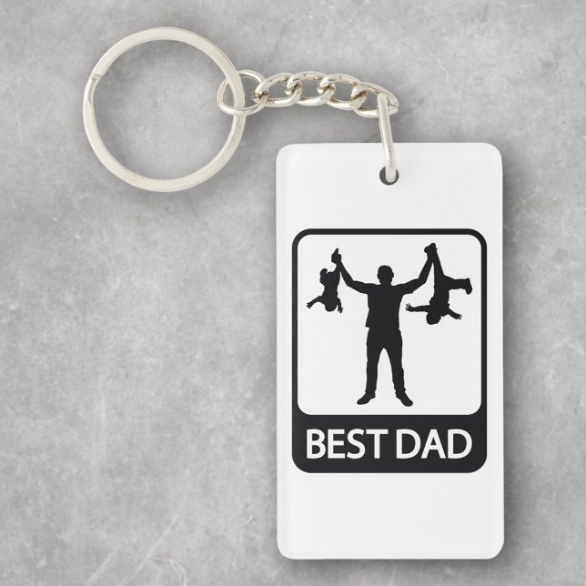 Llavero Mejor Papá - Keychain del Día del Padre (Subido por el creador)