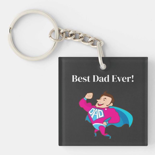 Llavero Mejor Papá Nunca (Frente)