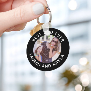 Llavero Mejor Papá Nunca   Modern Minimal Photo Padre Guay