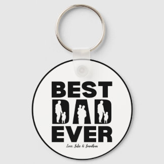 Llavero Mejor Papá Nunca Niño Silhouette