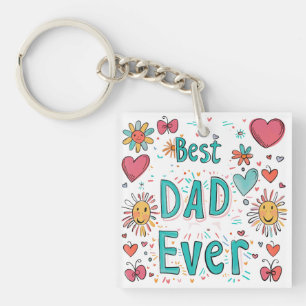 Llavero Mejor Papá Nunca   Padre Del Año