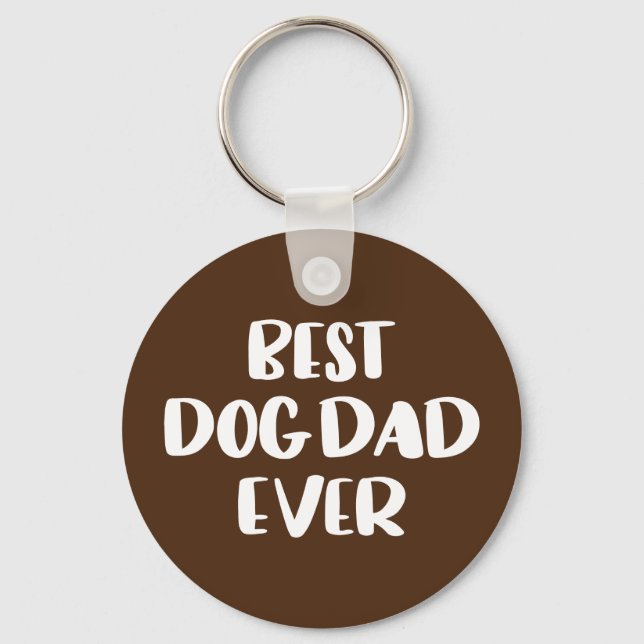 Llavero Mejor Papá Perro (Anverso)